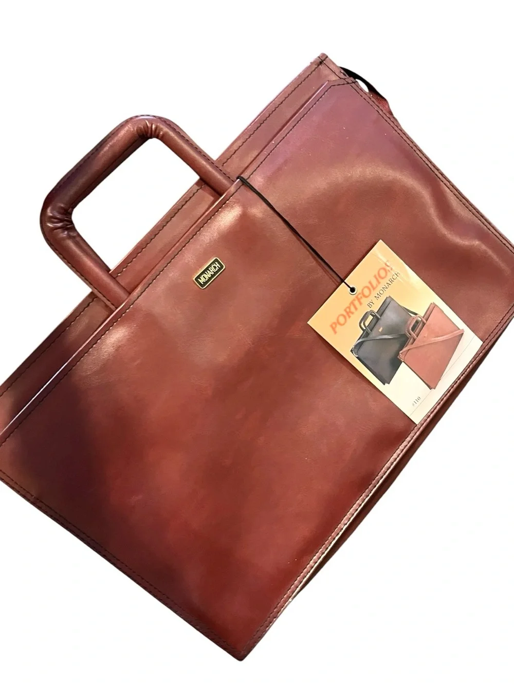 Women’s Leather Laptop Briefcase in Brown